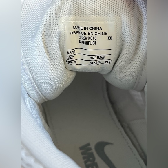 Nike Inflict 3 ‘White Gold’ (size mens 9.5/wmns 11) - Picture 4 of 6